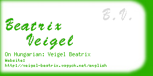 beatrix veigel business card